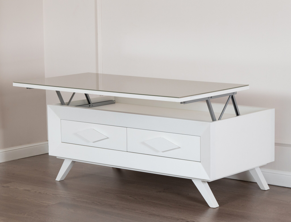 Журнальный стол 2010 Cloe Blanco mate/Arena Disemobel