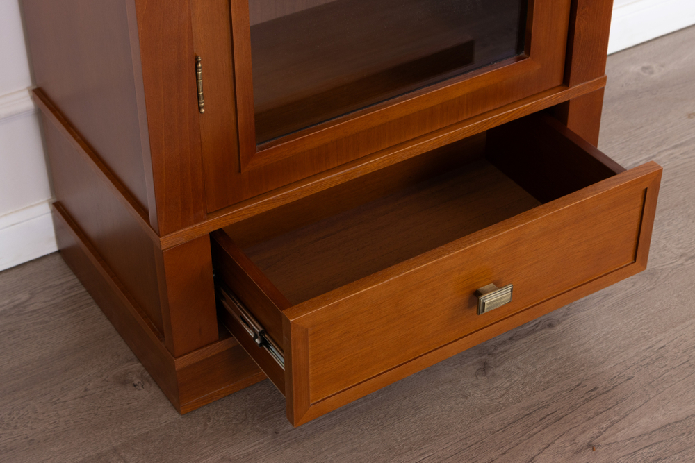 Книжный шкаф 2009 Вишня Валенсия Левый