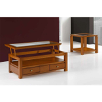 Журнальный стол квадратный 45/C Cerezo-5 Disemobel