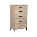 Комод на ножках Kubik 070 Roble/Antracita Koala Beds