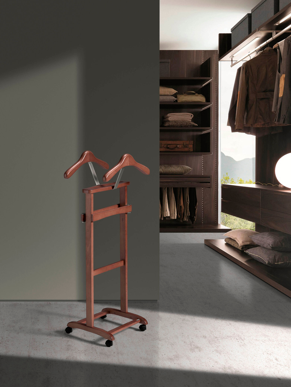 Вешалка костюмная напольная 354 Mogano Herdasa