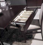 Обеденный стол Safira 340 Wengue IDC