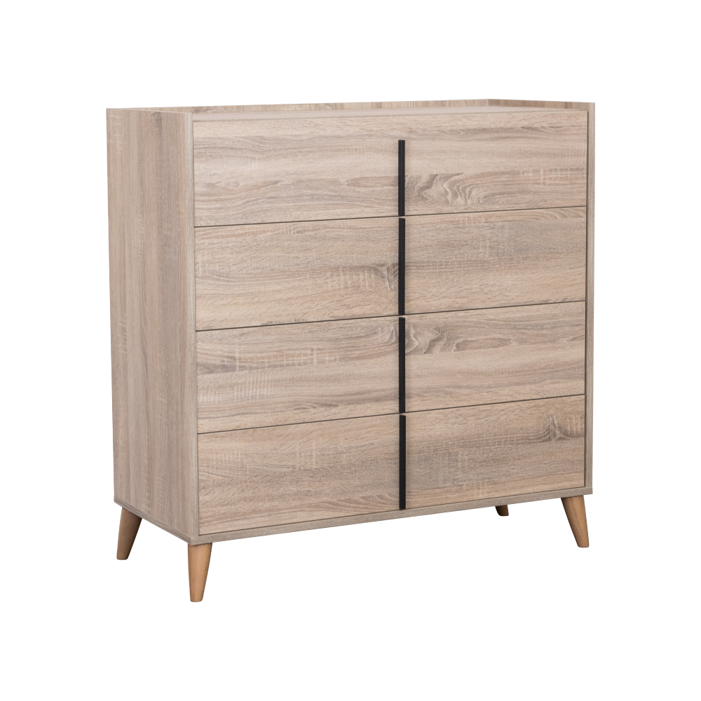 Комод на ножках Line 100 Roble/Nature Koala Beds