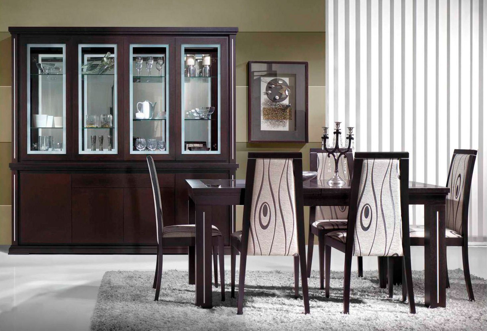 Обеденный стол Safira 340V Wengue IDC