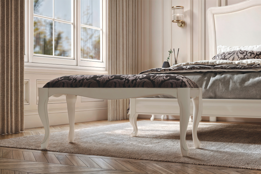 Банкетка Toledo Marfil con Plata/Signoria С-4 (BQ414.100)