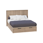 Кровать Drawer/Kubik 160*200 Roble Contorno/Roble - Koala Beds