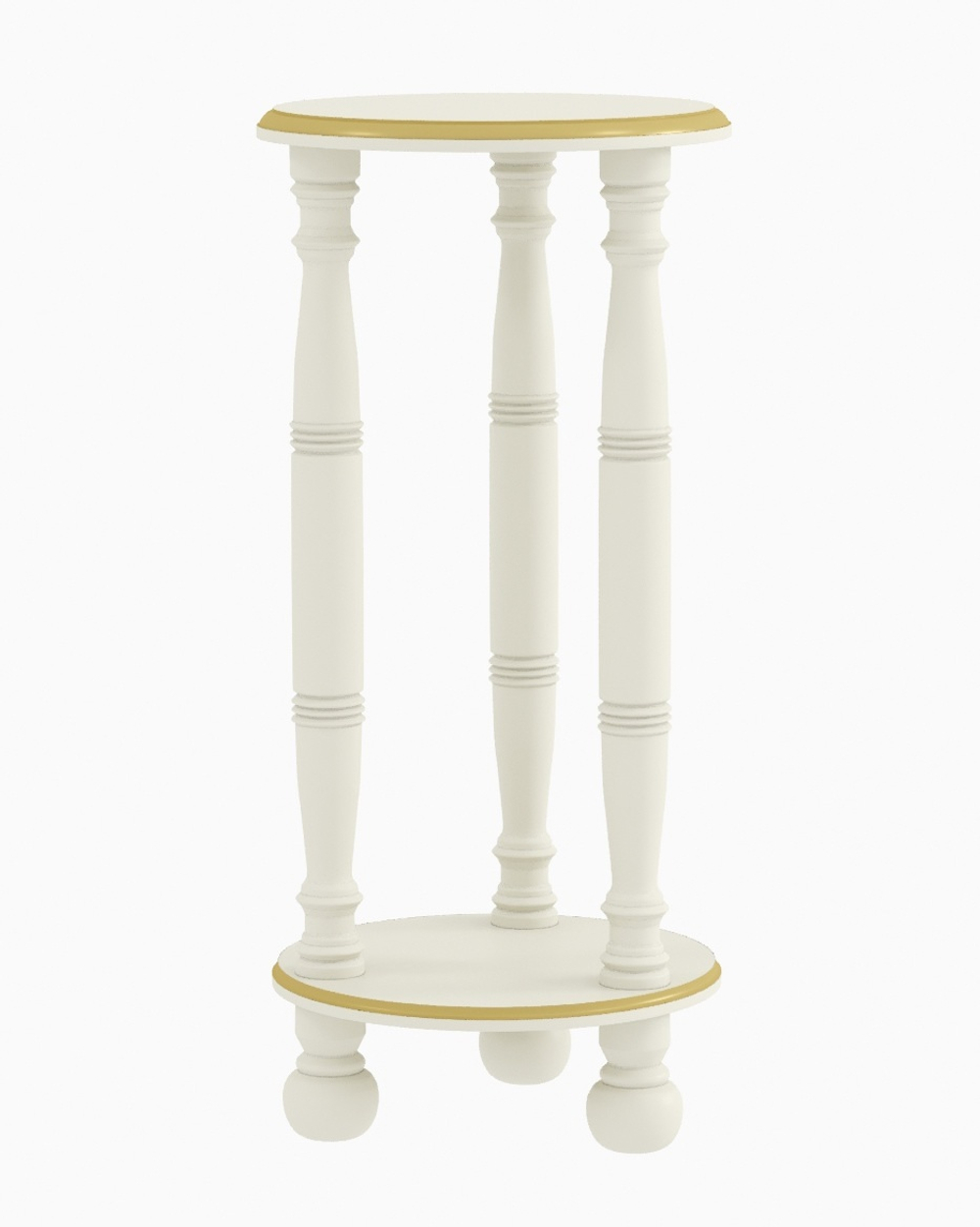 Подставка под цветы M1662 Слоновая кость с золотом Атриум