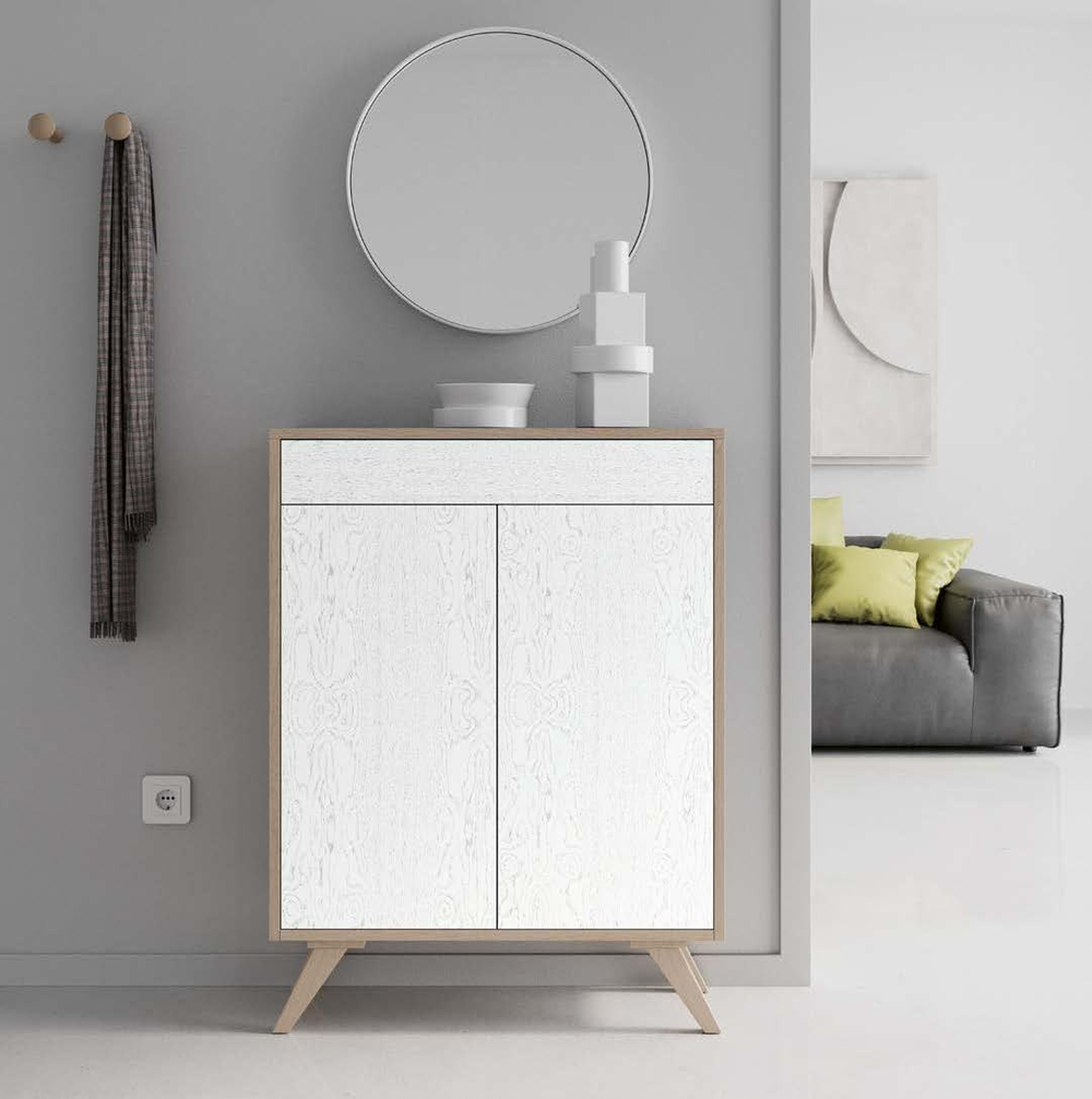 Тумба Kendra 4075 Artico/Nieve Disemobel