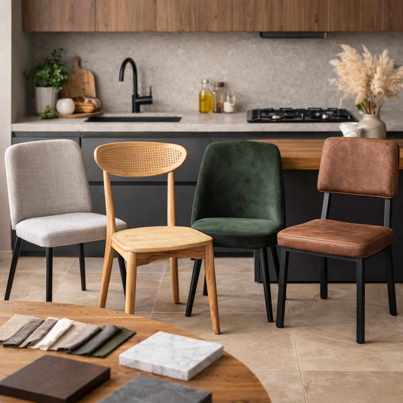 Какие стулья выбрать для кухни: параметры, конструкция, материалы