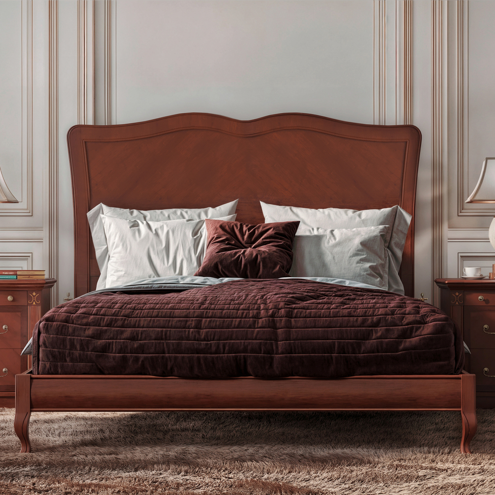 Кровать c основанием 160x200 Toledo Nogal (T.K870.451.160BL)