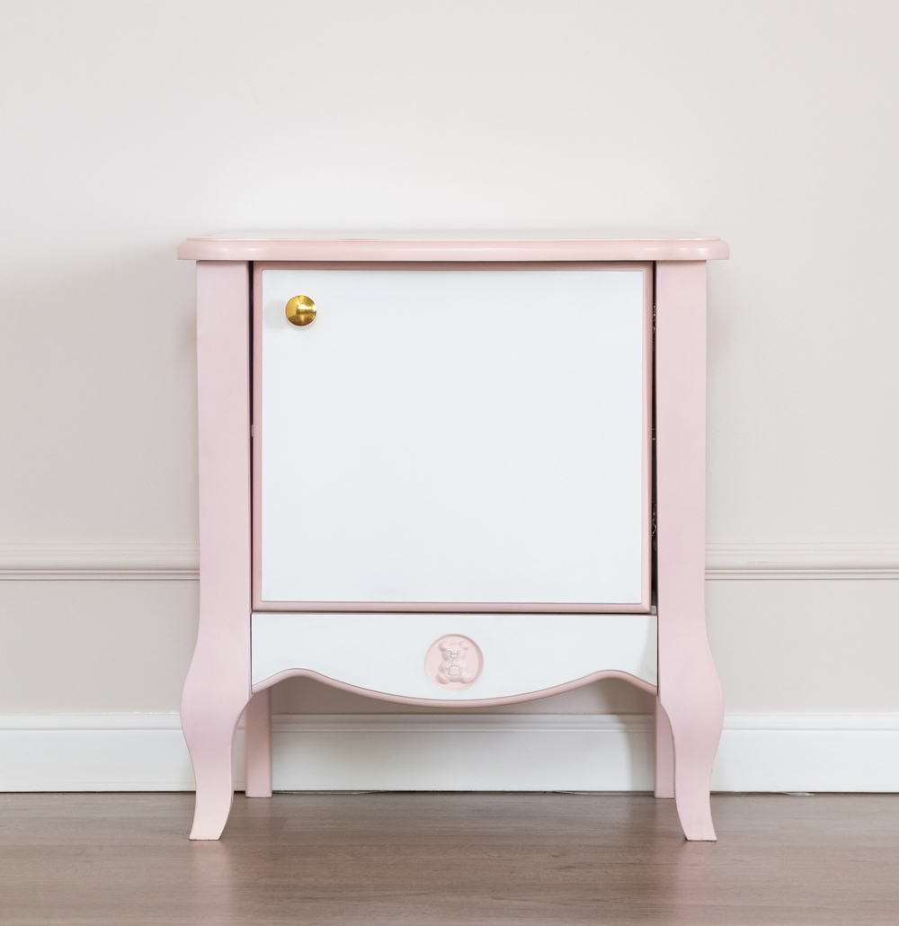 Прикроватная тумба Светло-розовый Атриум