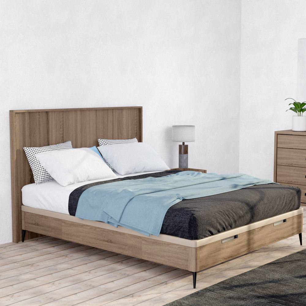 Кровать Nice/Kubik 160*200 Roble Contorno/Roble - Koala Beds