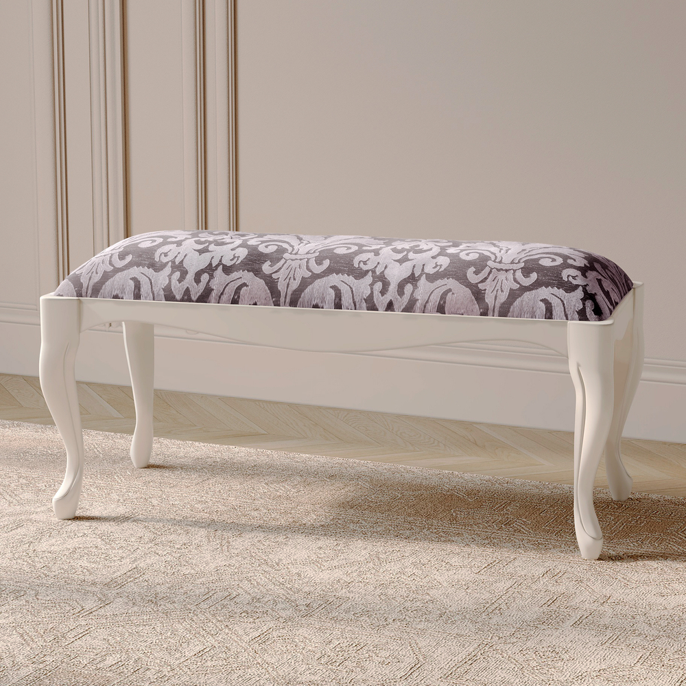 Банкетка Toledo Marfil con Plata/Signoria С-4 (BQ414.100)