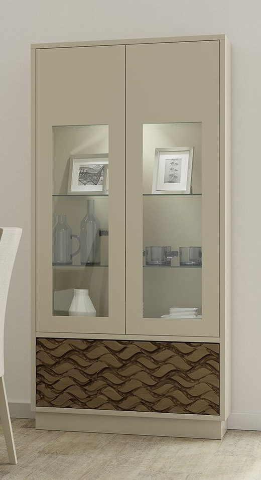 Витрина Nora 3037.4 Vainilla/sause Disemobel