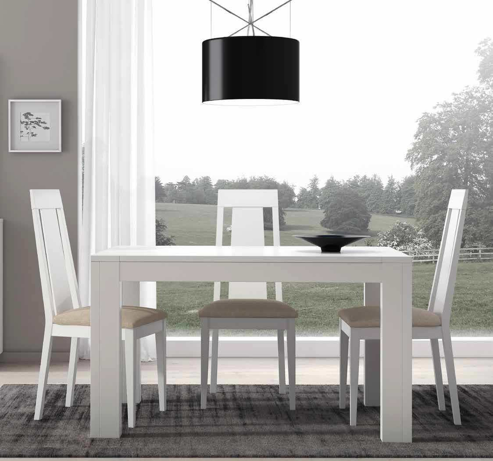 Обеденный стол Nora 2023 Blanco mate Disemobel