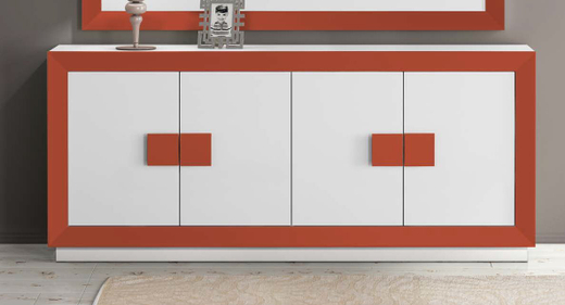 Буфет Cloe 2048 Disemobel Teja/Blanco