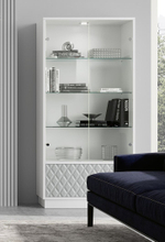 Витрина Nora 3037.6 Blanco mate/Gris Disemobel