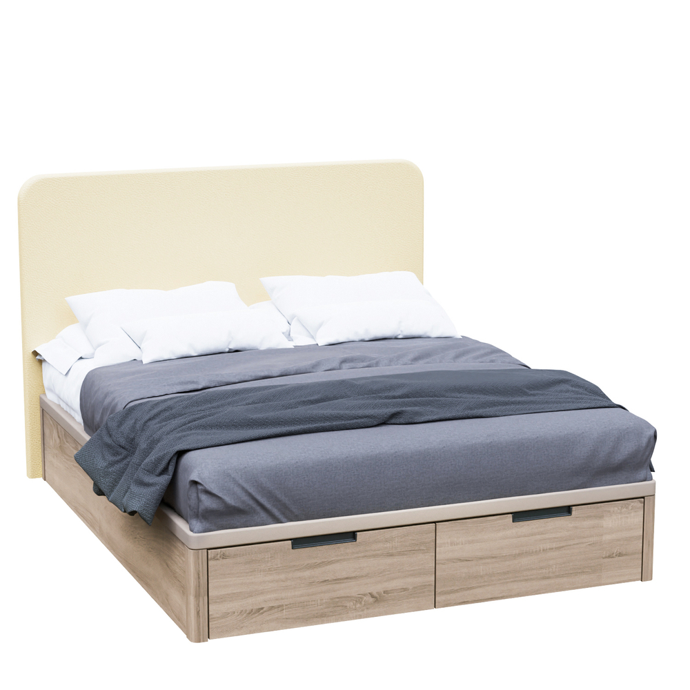 Кровать Drawer/Dreams 160*200 Roble Contorno/Beige Serie 2 - Koala Beds