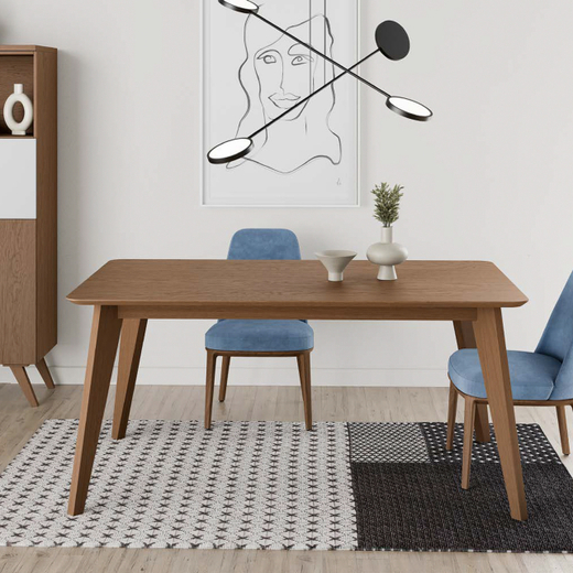 Обеденный стол Kendra 4089 Roble Nature/Negro Disemobel