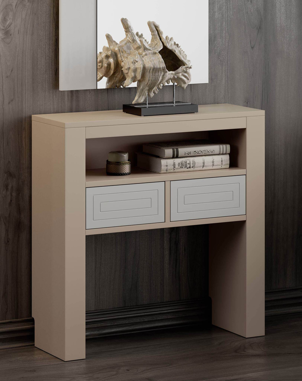 Консоль Nora 3047.2 Almendra/Gris Disemobel