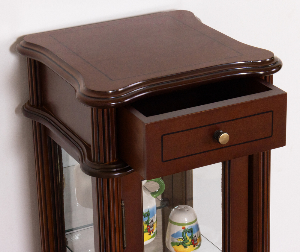 Витрина низкая 13 Nogal Claro IDC