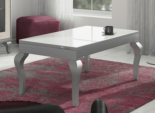 Журнальный стол Nora 2092 Plata/Blanco Disemobel