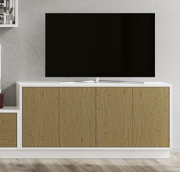 Буфет Nora 3064.7 Blanco/Nuez Disemobel