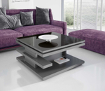 Журнальный стол Cloe 2052 Plomo/Negro Disemobel