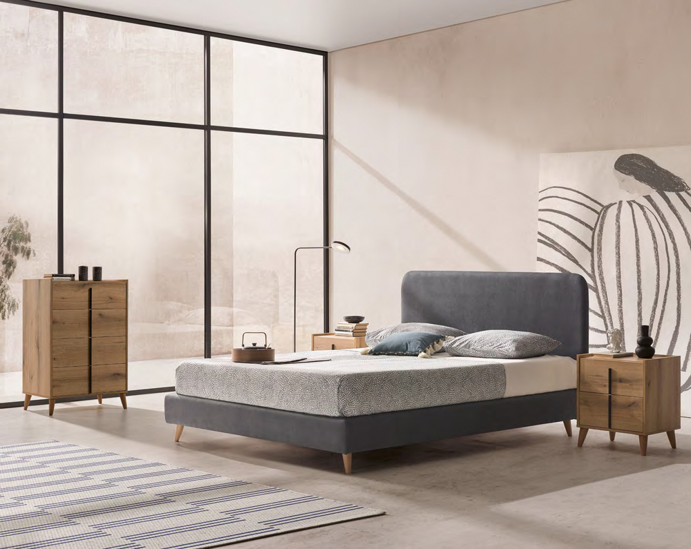 Прикроватная тумба Line 050 Roble/Nature Koala Beds