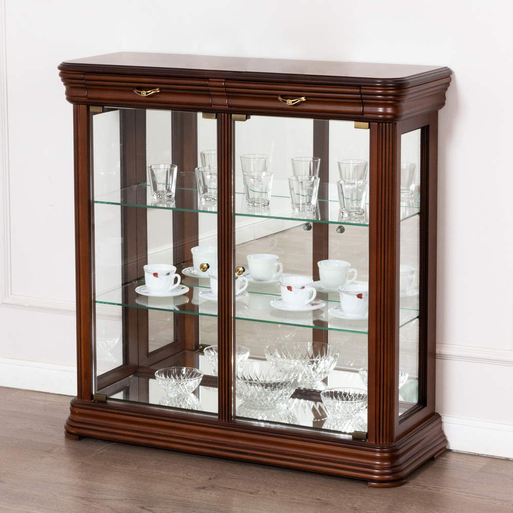 Витрина низкая 39 Nogal Claro IDC