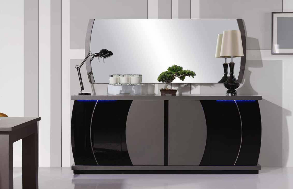 Буфет FLY 711 Cinza/Preto IDC