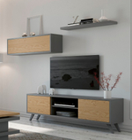 Тумба ТВ Nora 3024.7 Plomo/Nordico Disemobel