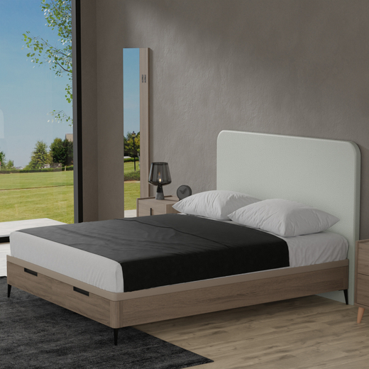 Кровать Nice/Dreams 160*200 Roble Contorno/Ceniza Serie 2 Koala Beds