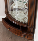 Угловая витрина 64 Nogal Claro IDC