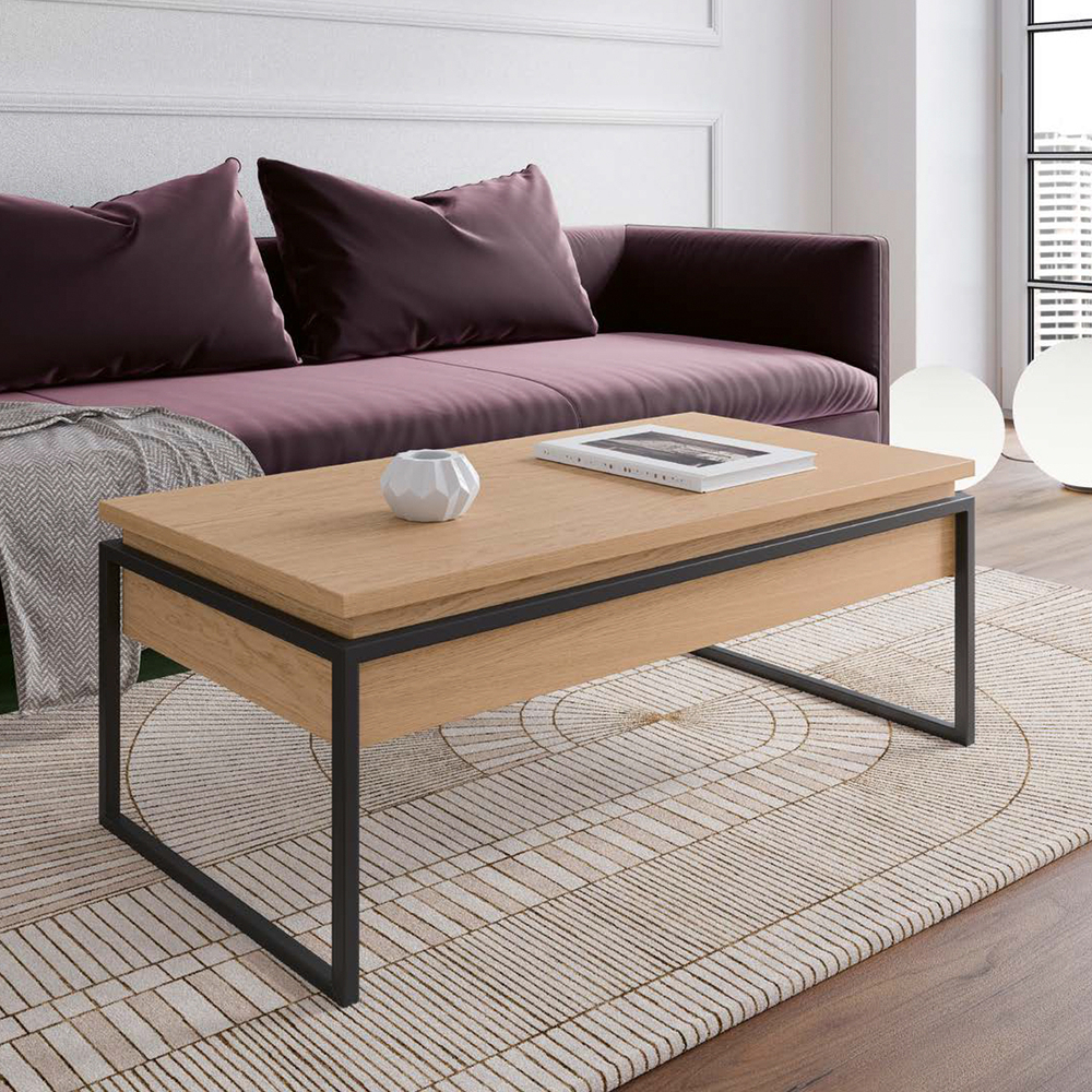 Журнальный стол с подъемной столешницей Kendra 4040 Roble Seda Disemobel