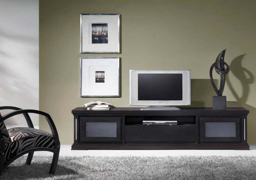 Тумба ТВ Safira 372 Wengue Negro IDC