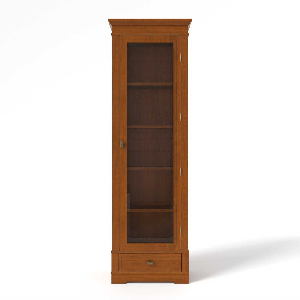 Книжный шкаф 2009 Вишня Валенсия Правый