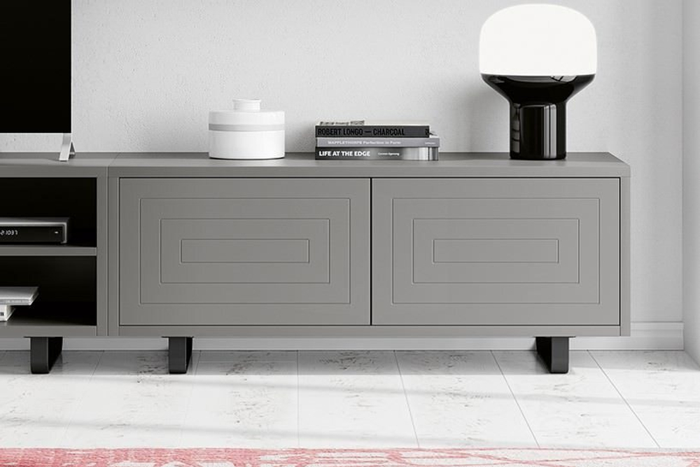 Тумба ТВ Nora 3014.2 Plomo Disemobel