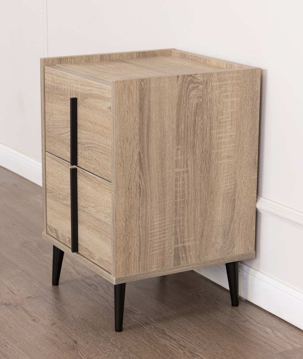 Прикроватная тумба Line 040 Roble/Antracita Koala Beds