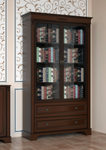 Книжный шкаф M1307.01 Орех Атриум