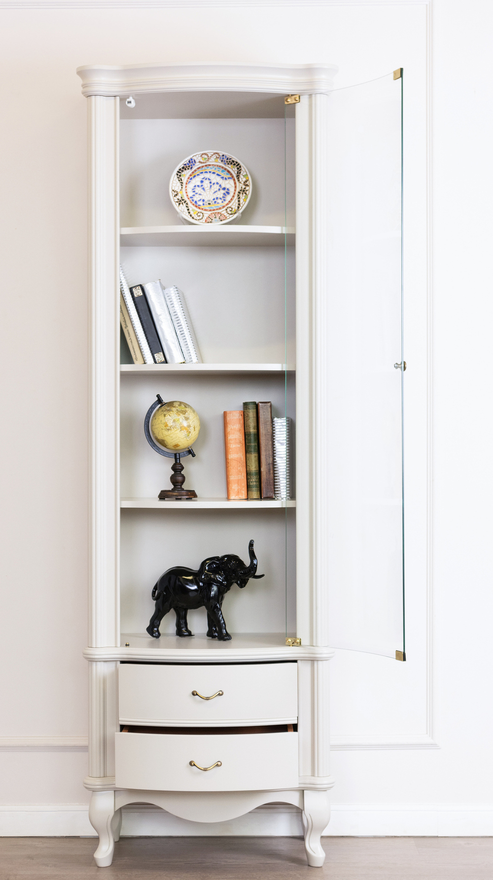 Книжный шкаф 971 Vainilla Classic Левый