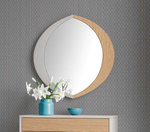 Зеркало в раме Kendra 4012 Perla/Roble Seda Disemobel