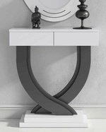 Консоль Cloe 667 Blanco mate/Grafito Disemobel