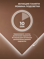 Зеркало с подсветкой Стелла Лайт 60х80