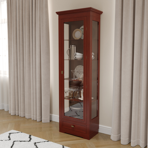 Витрина 2002 Орех Валенсия Правая