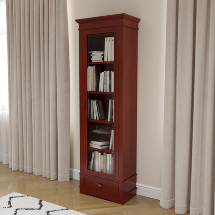 Книжный шкаф 2009 Орех Валенсия Правый