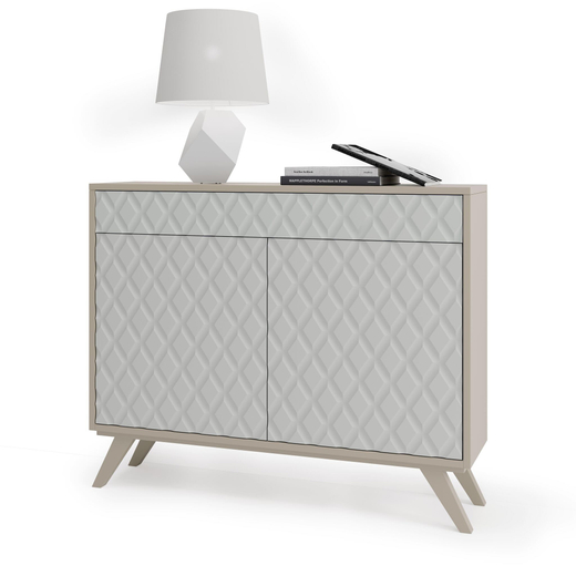 Узкая тумба Nora 3044.6 Arena mate/Gris Disemobel