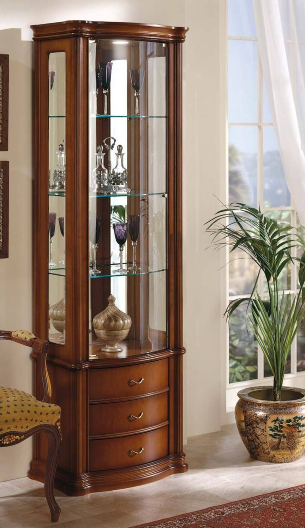 Витрина 922 Nogal-5 Classic Левая