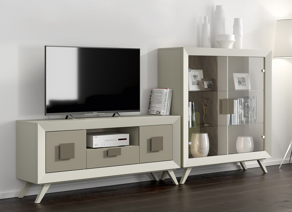 Тумба ТВ Cloe 2012 Beig/Moka Disemobel