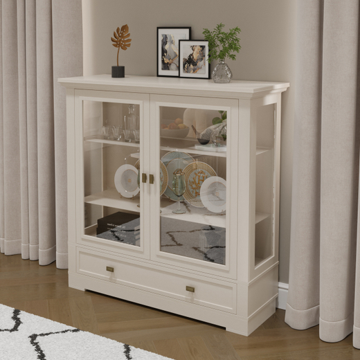 Витрина средняя 2007 Слоновая кость Валенсия